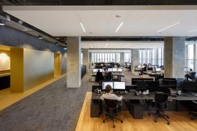 300平米办公室装修实物图片