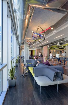 300平米办公室装修装潢效果图