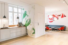 办公室家具装潢效果图片