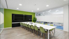 2018办公室矿棉板吊顶装修效果图