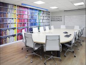 办公室矿棉板吊顶装饰效果图