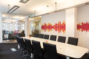 办公室矿棉板吊顶装饰装修效果图