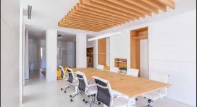 办公室生态木吊顶效果图片