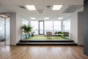 最新办公室pvc扣板吊顶装饰效果图片