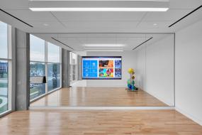 办公室pvc扣板吊顶装潢图片