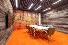 办公室格栅吊顶装饰效果图片库