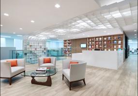 办公室pvc吊顶装修装潢效果图