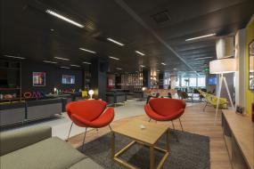 办公室吊顶龙骨装修高清效果图