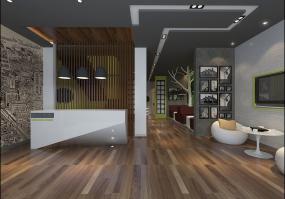 高档办公室屏风装修效果图