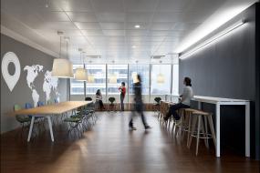 办公室吊顶龙骨装饰效果图片