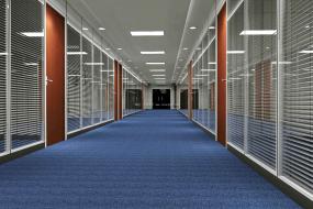 办公室屏风装饰图片