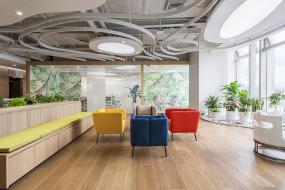 办公室吊顶龙骨装修效果图片