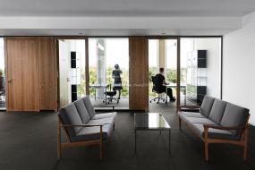 老总办公室石膏板吊顶装潢效果图片