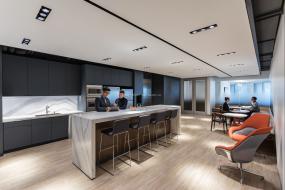 办公室石膏板吊顶装饰装修效果图