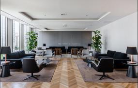 办公室石膏板吊顶装饰效果图片库