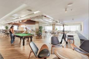 办公室石膏板造型顶装饰效果图