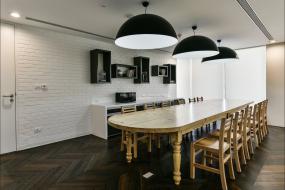 办公室石膏板造型顶装修实景图图片