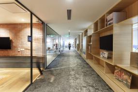 办公室石膏板造型顶装饰图片