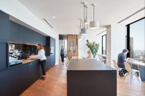 办公室石膏板造型顶效果图片