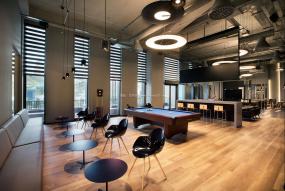 最新裸顶办公室装饰实景图