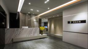 办公室石膏板背景墙效果图