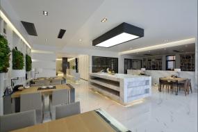 办公室天花石膏板装修效果图