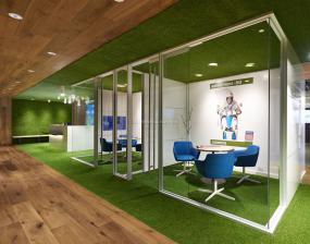 高端集团公司办公室装修效果图