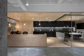 高档建筑公司办公室装修效果图