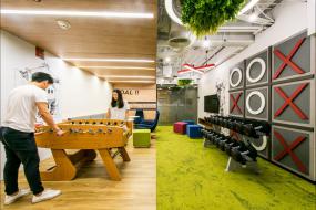 高端环保公司办公室装修效果图