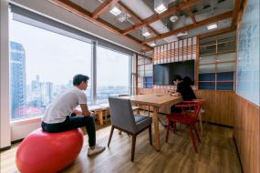 环保公司办公室装饰装修效果图