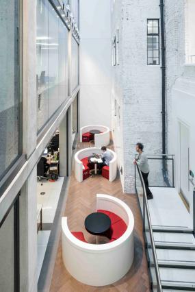 环保公司办公室装修装潢效果图