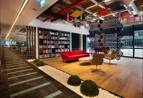 创业公司办公室装饰效果图