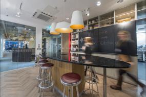 创业公司办公室装修实物图片