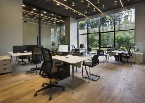 创业公司办公室效果图