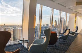 高档传媒公司办公室装修图片