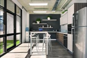 高端创业公司办公室装修效果图