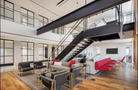 国外IT公司办公室装修装潢效果图