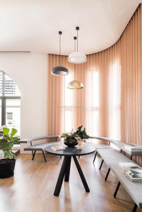 高档餐饮公司办公室装修效果图