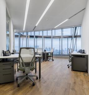 劳务公司办公室装潢效果图