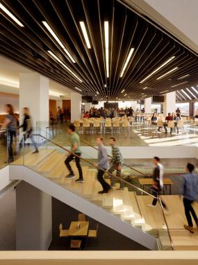 高端劳务公司办公室装修效果图