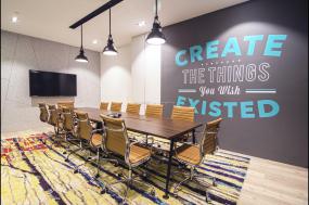 高端网络公司办公室装修效果图