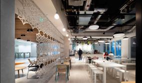 网络公司办公室装潢设计效果图片