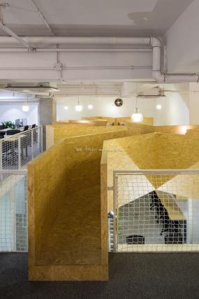 中介公司办公室装潢设计效果图片