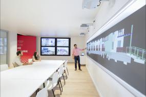 中介公司办公室装修装潢效果图