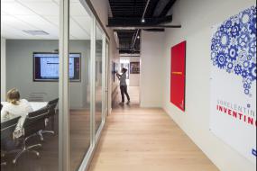 中介公司办公室装修实景图图片