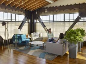 高科技公司办公室装修实物图片