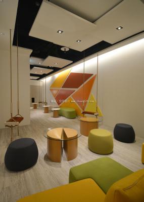 娱乐公司办公室装修效果图