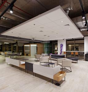 4a公司办公室装潢效果图片