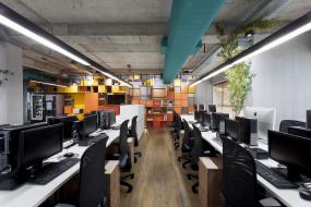 4a公司办公室装修装潢效果图