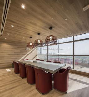 香港公司办公室装修实物图片